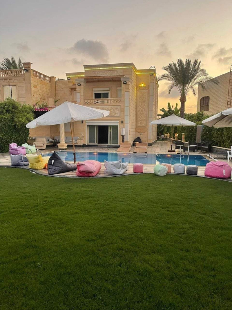 الساحل الشمالي فيلا للايجار بحمام سباحه خاص مارينا 5