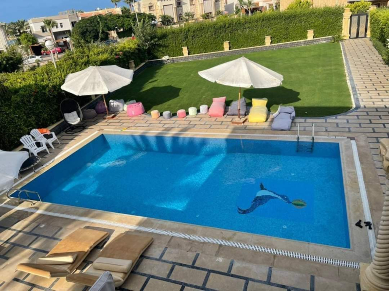 الساحل الشمالي فيلا للايجار بحمام سباحه خاص مارينا 5