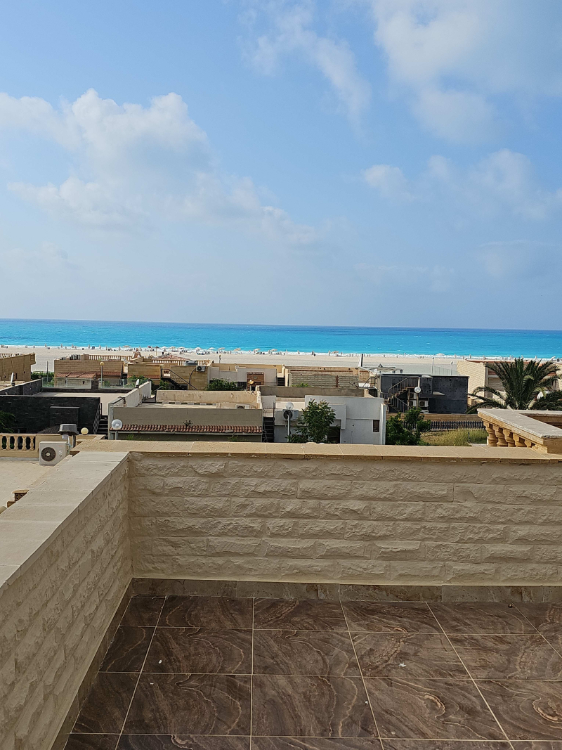 شاليه فيو بحر للبيع بالتقسيط بالساحل الشمالي قرية بدر