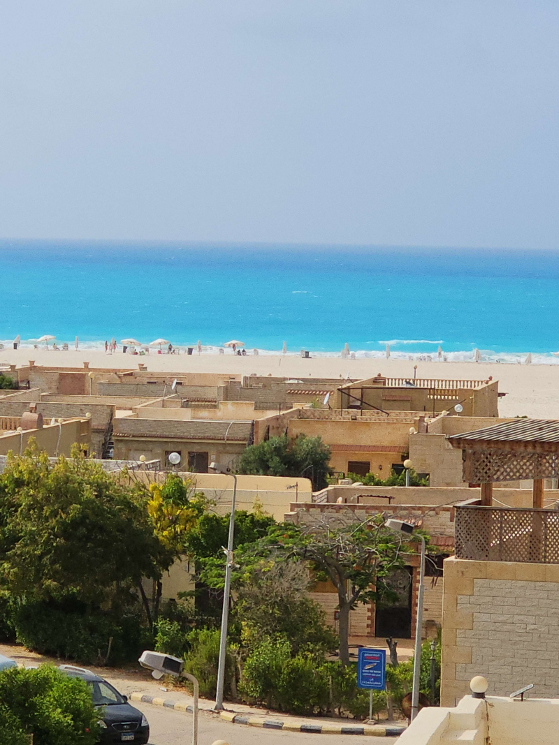شاليه اول علوي بروف 5 نوم و2 حمام فيو بحر للبيع بالتقسيط بالساحل الشمالي #قرية_بدر