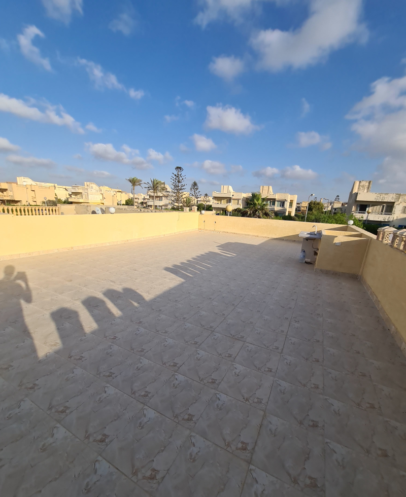 شاليه خاص للبيع بالتقسيط بحديقه اماميه وخلفيه فيو بحر صف تاني بالتقسيط  بالساحل الشمالي