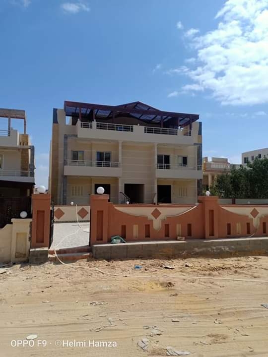 شالية بقرية الروضة  متر² ارضى بحديقة وروف