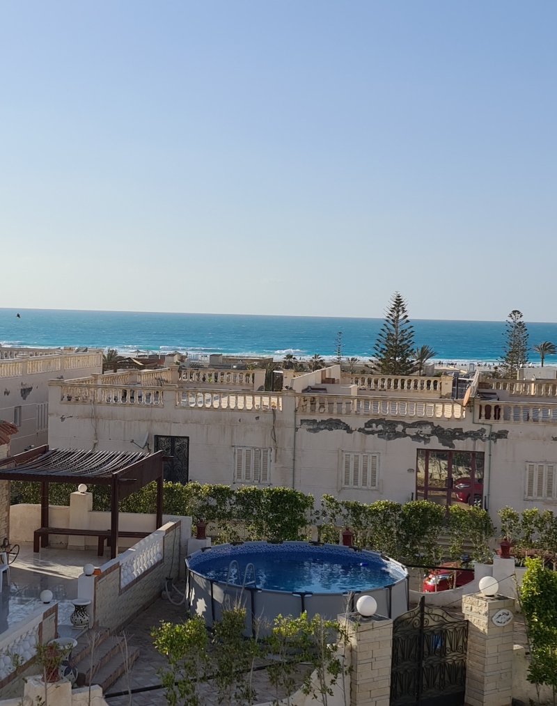فيلا للبيع بالتقسيط تتميز بمساحه كبيره وفيو بحر الساحل_الشمالي